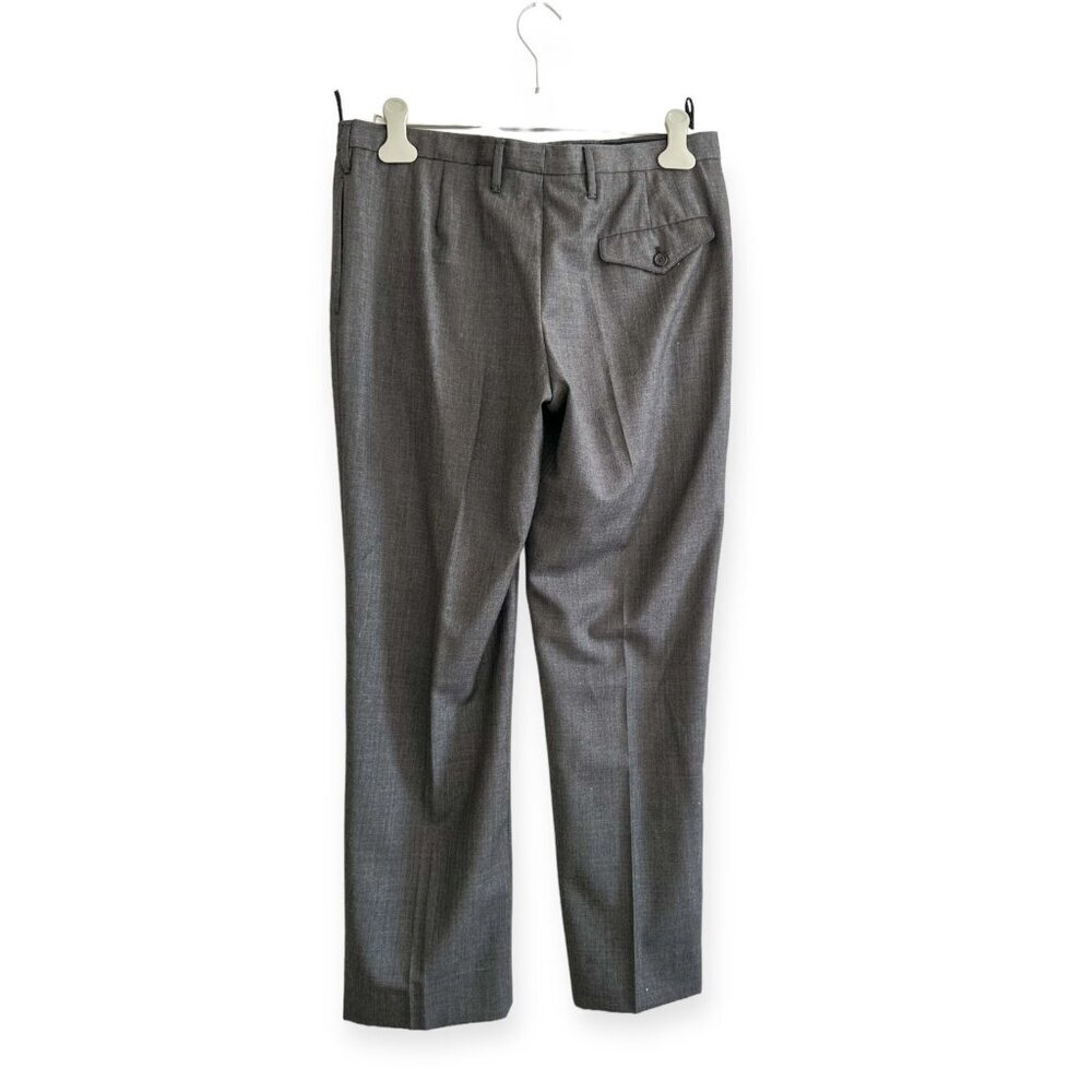 Prada Gray Wool FW2003 Pants w/ Belt Size 46 Italy - Picture 7 of 16